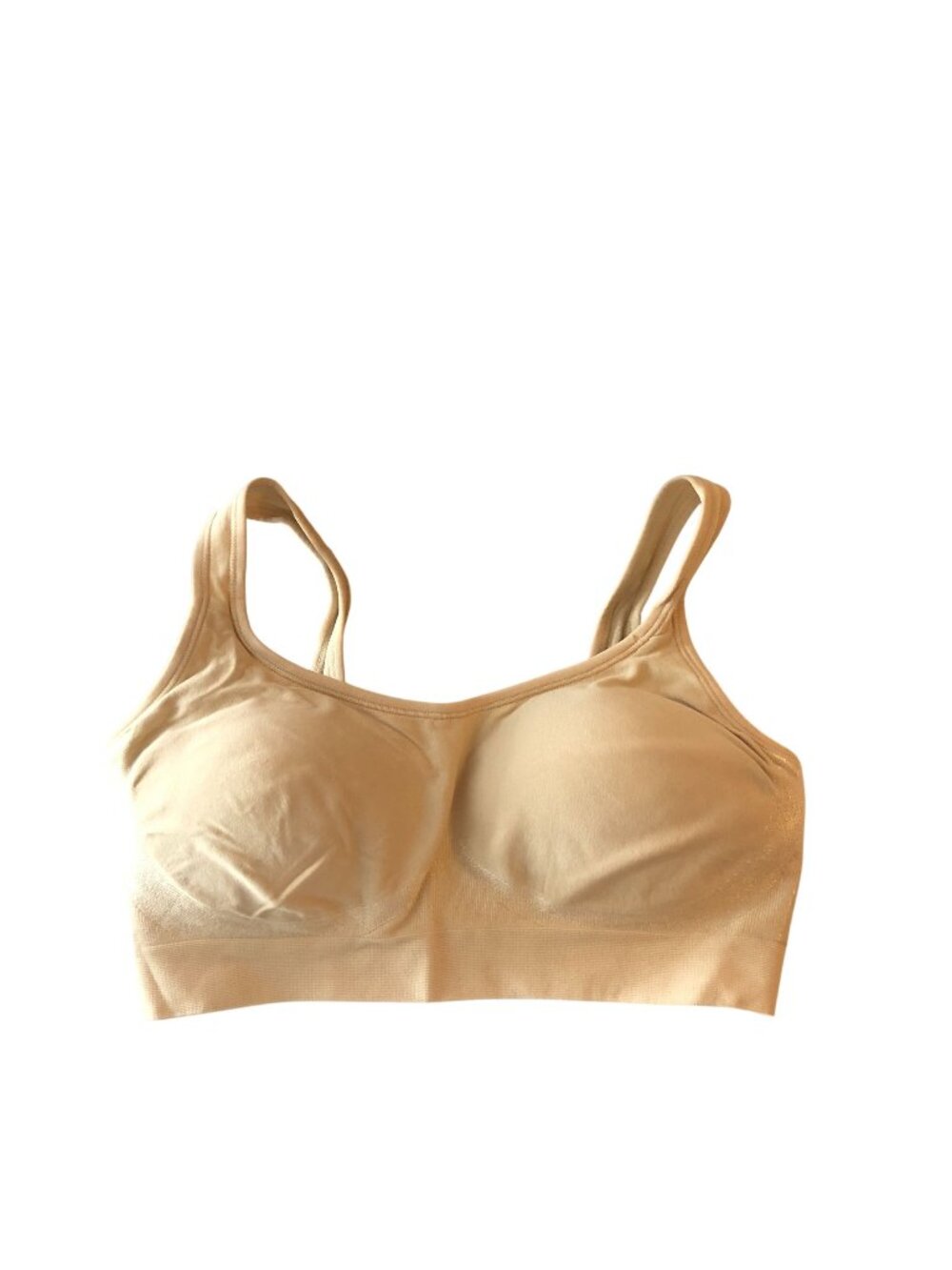Truekind Daily Comfort Wirefree Shaper Bra With Extender Chai Beige L